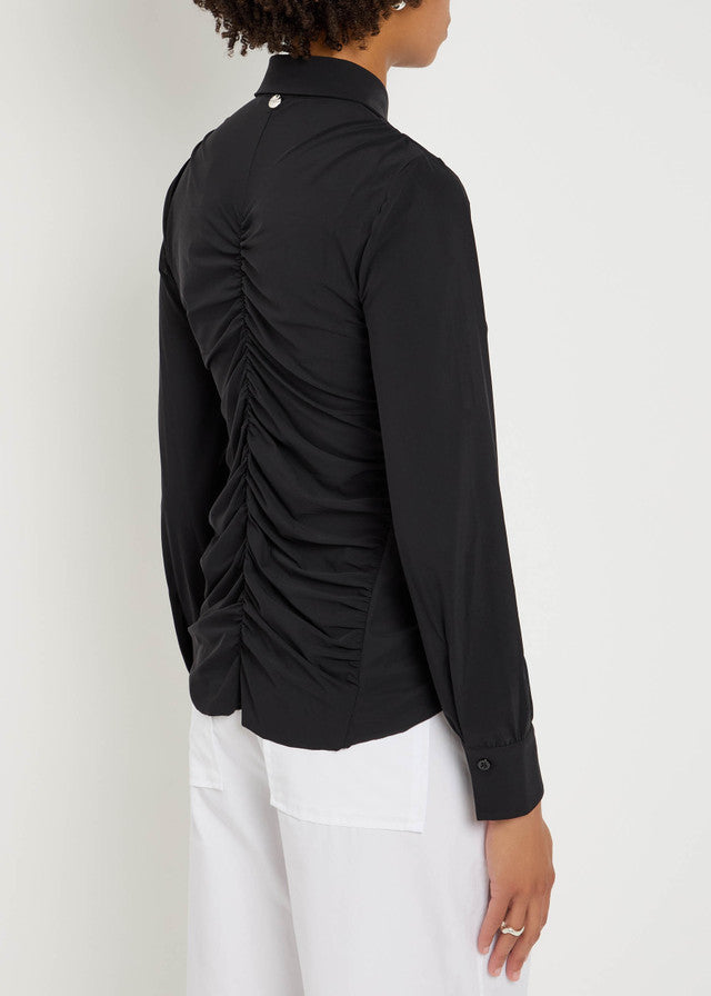 High Tether Chocolate Brown Fitted Shirt