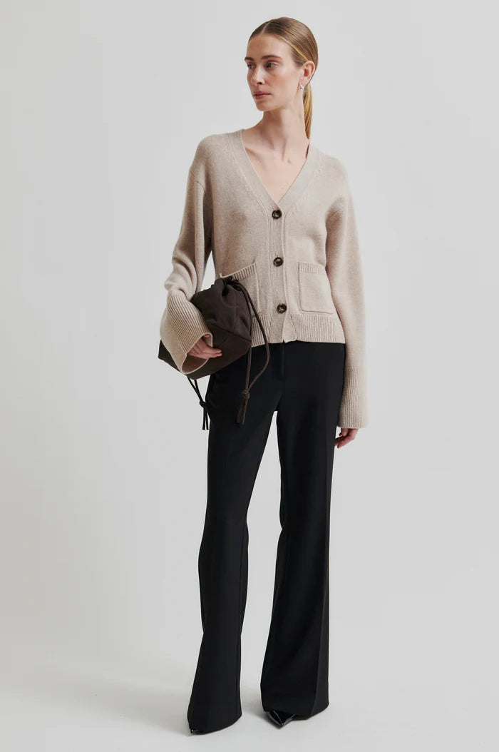 Second Female Alpha Knit Fitted Cardigan