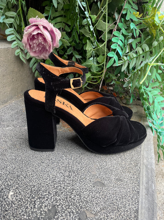 Esska Vanya Velvet Black