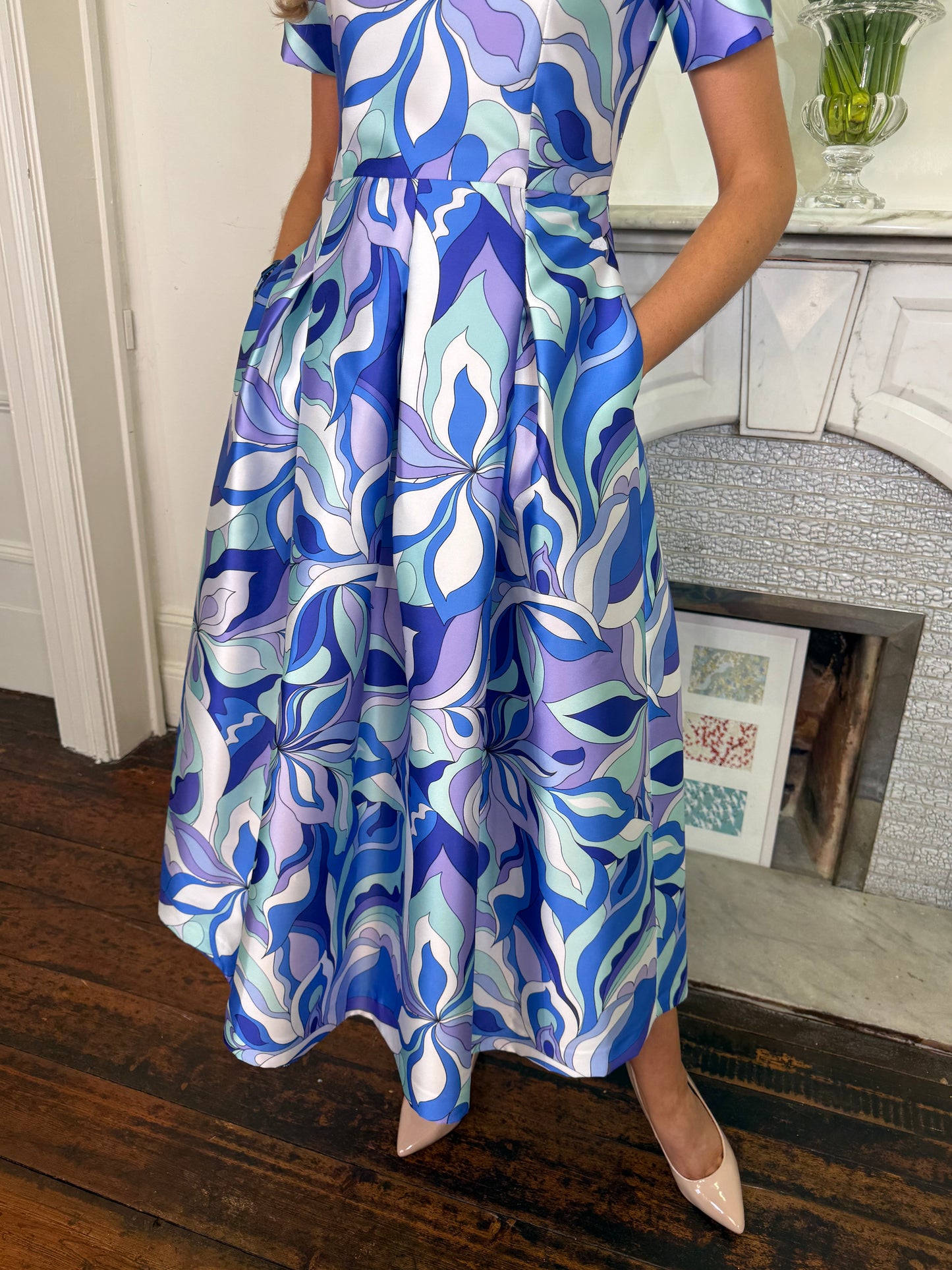 Lunatica Milano Groovy Blue Dress