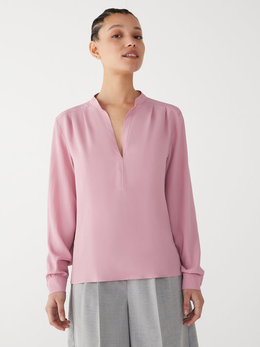 Eddy Blush Pink V Neck Top