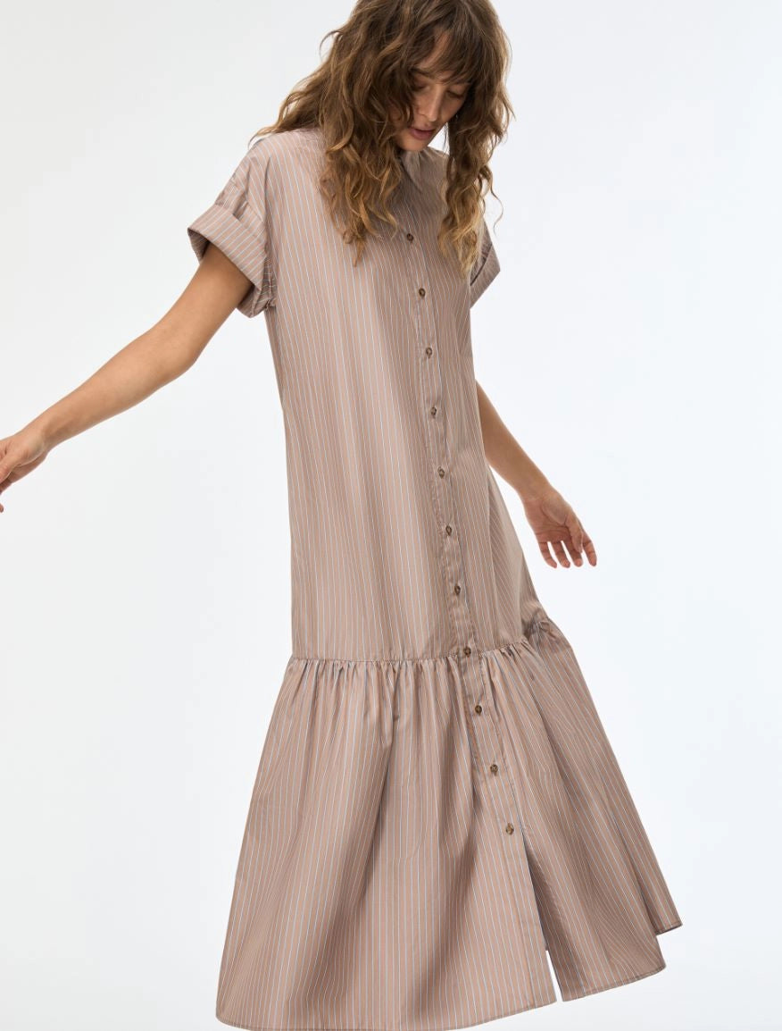 Iblues Iblgelada Shirt Dress Hazelnut Brown