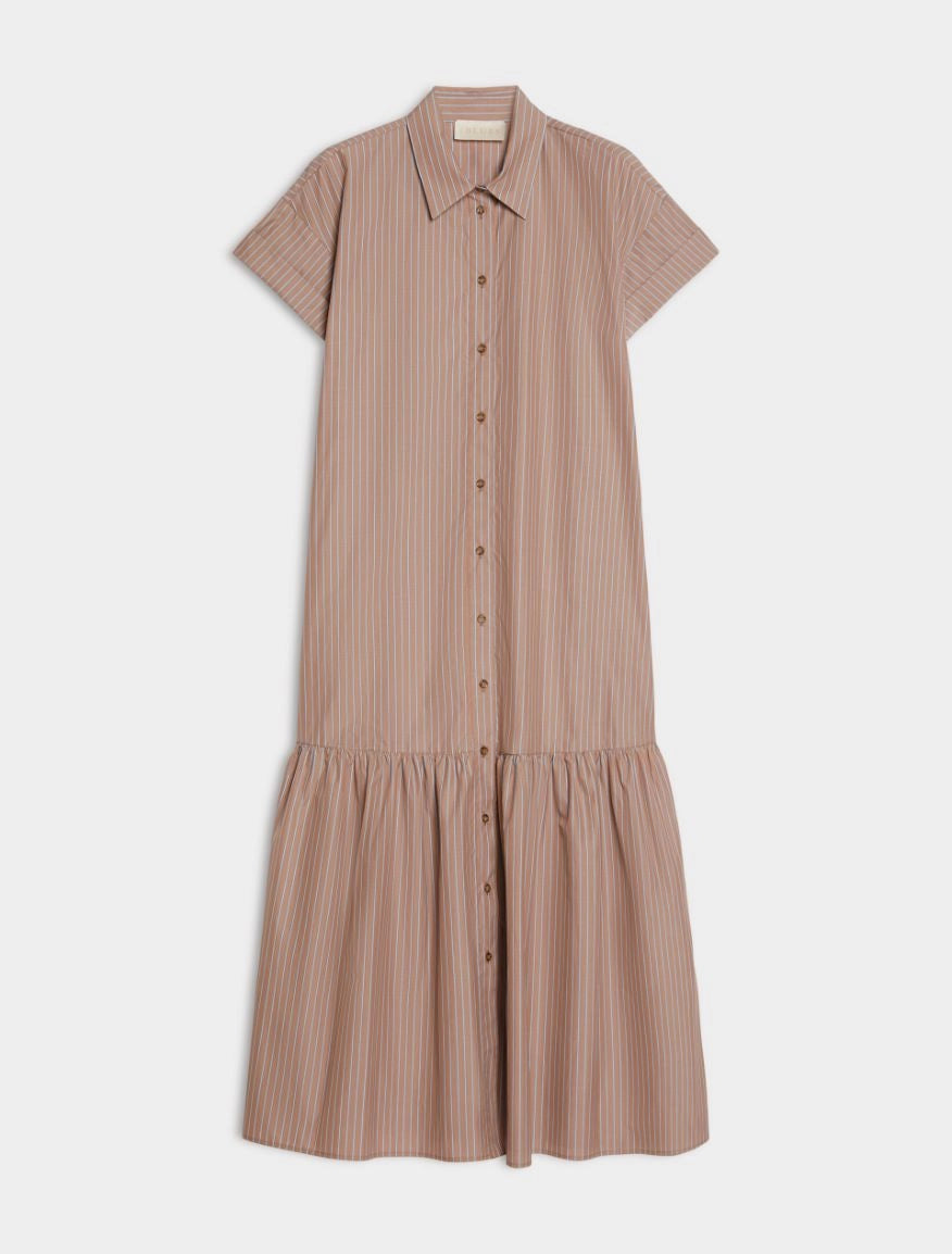 Iblues Iblgelada Shirt Dress Hazelnut Brown