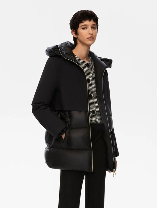 Iblues Quiltled Avi Black Jacket