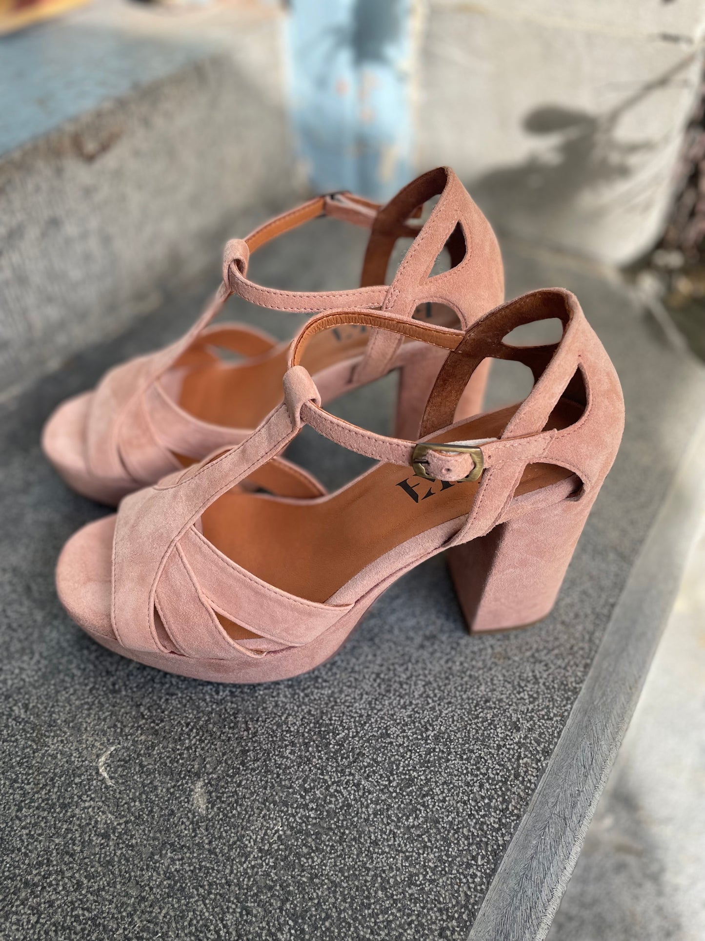 Esska Victoria Light Dusty Pink Suede