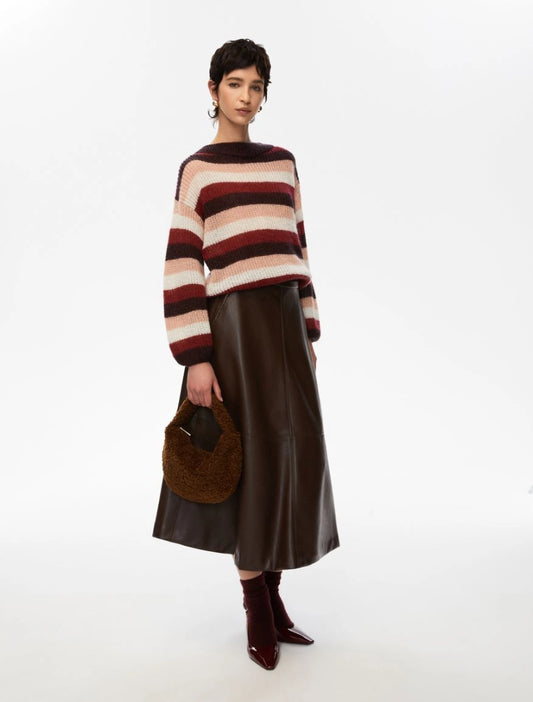 Iblues Piave Full Skirt Brown