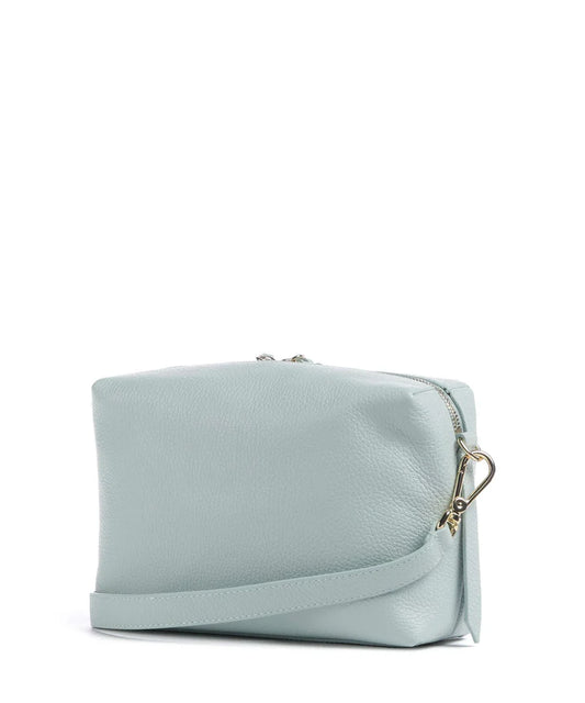 Coccinelle Nory Grained Leather Aquamarine Bag