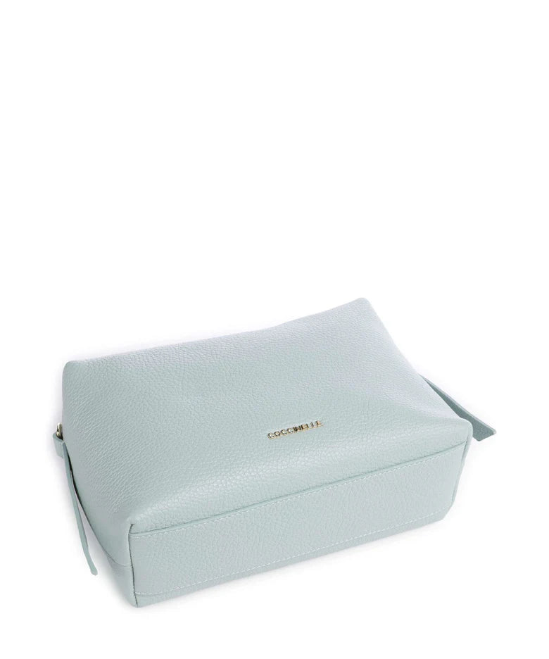 Coccinelle Nory Grained Leather Aquamarine Bag