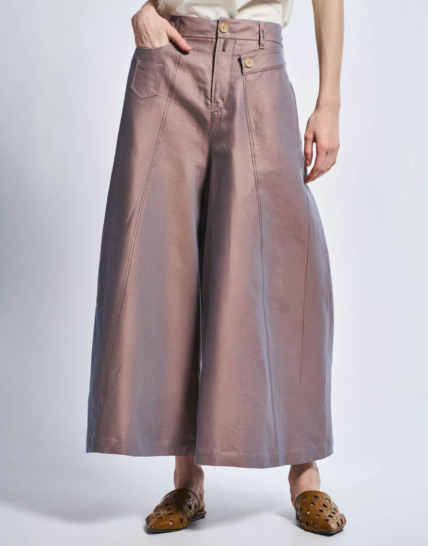 Lust After Blush Wide Leg Pants