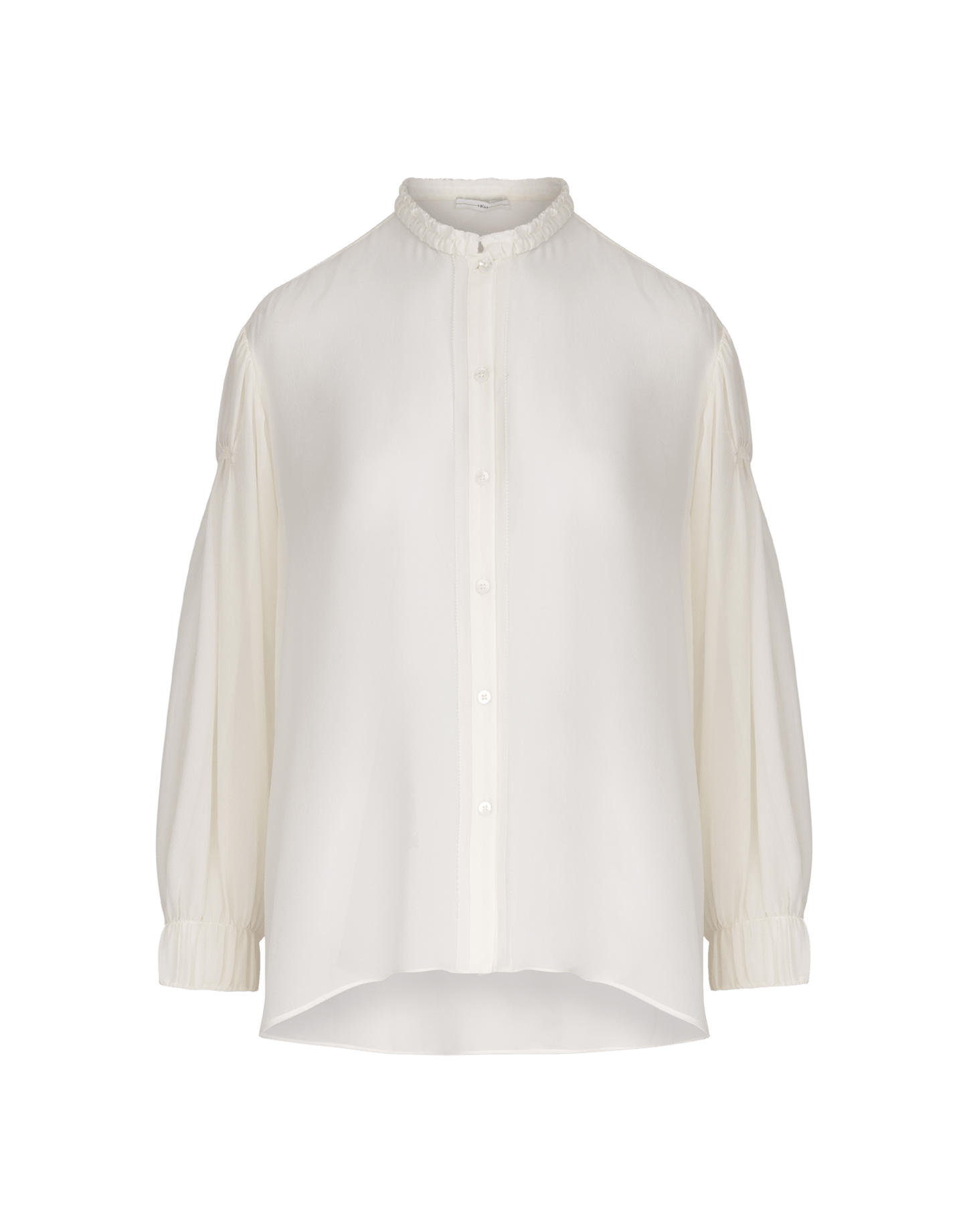 Jasmine Sheer Silk Cream Blouse