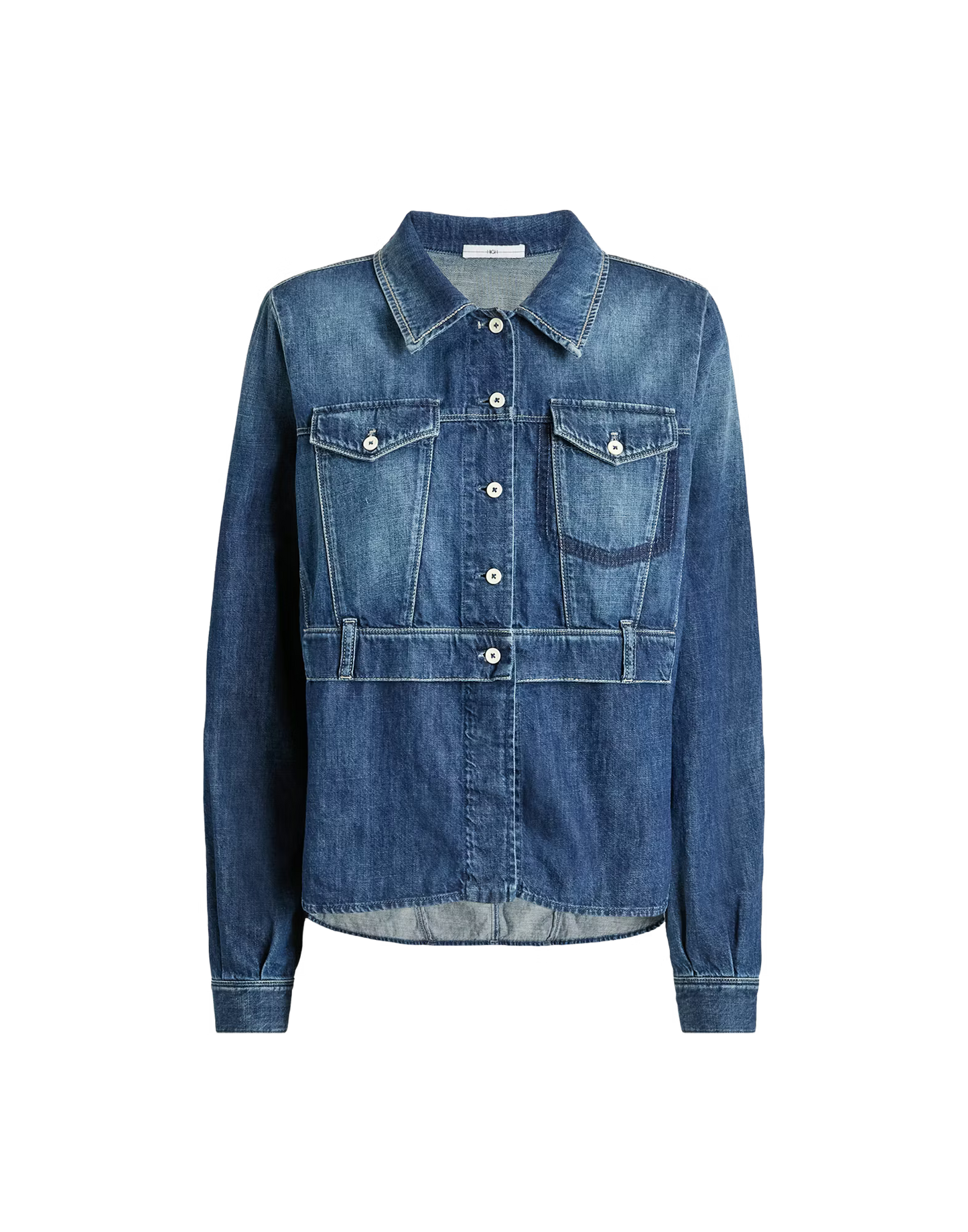 High Majorette Dark denim shirt-jacket