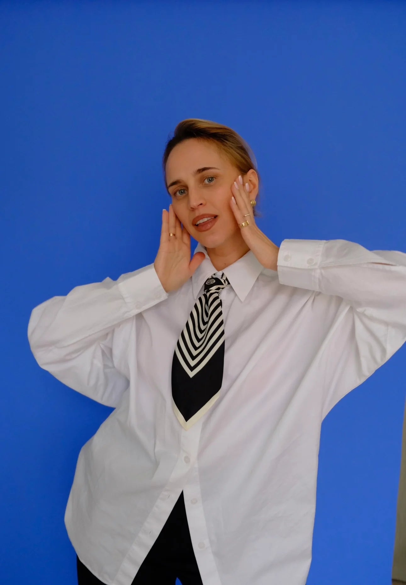 LeScarf No.2 Black 65cm