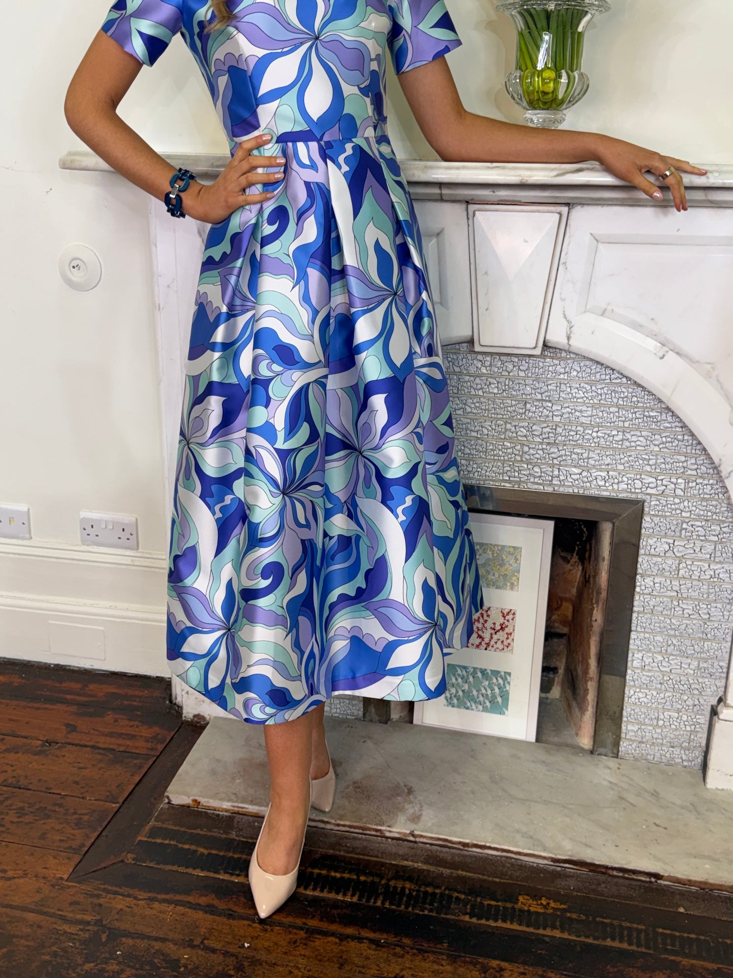 Lunatica Milano Groovy Blue Dress