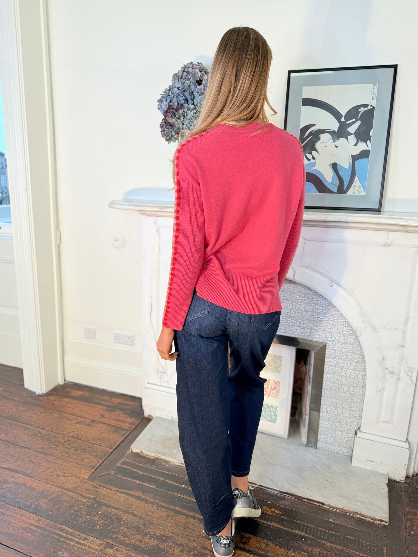 Cocoa Cashmere Alaina Jumper Deep Pink