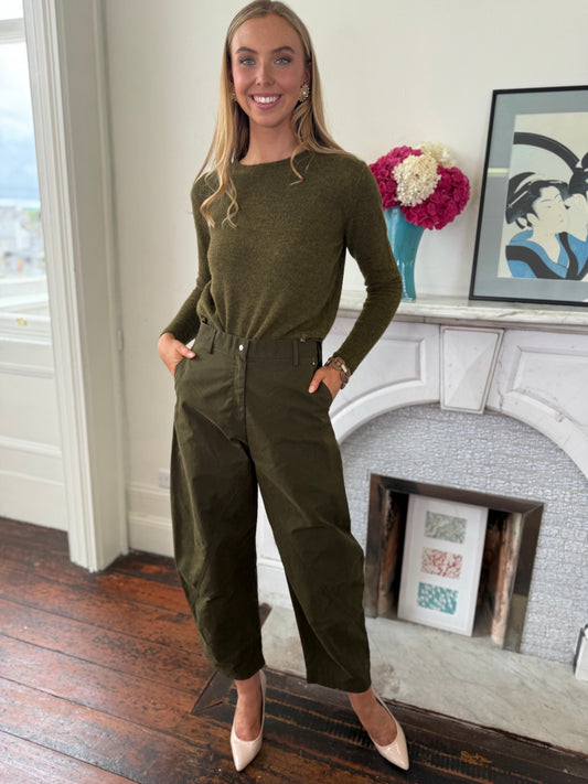 Herno Knit in Military Green