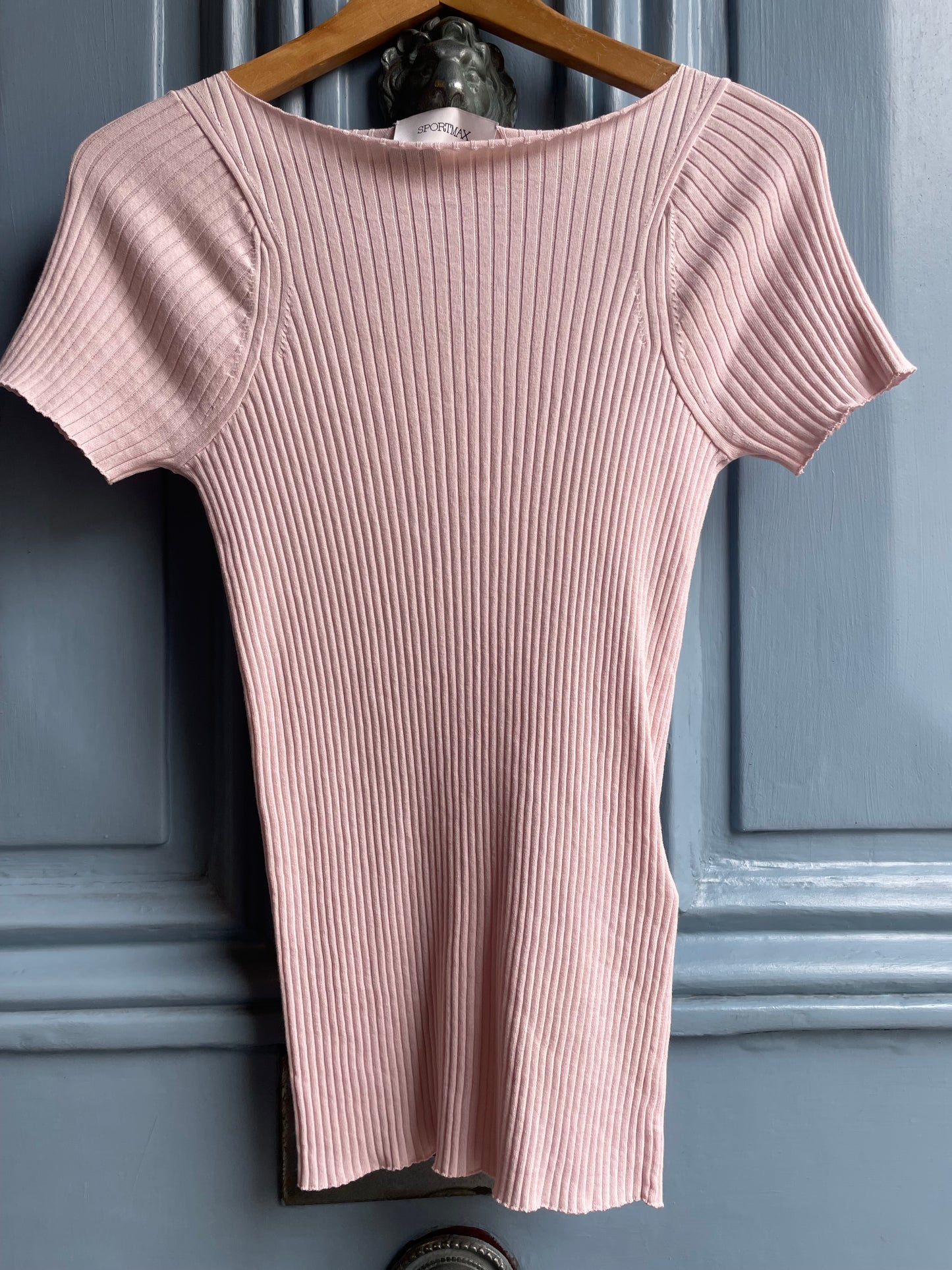 Sportmax Lastra Pale Pink Knit