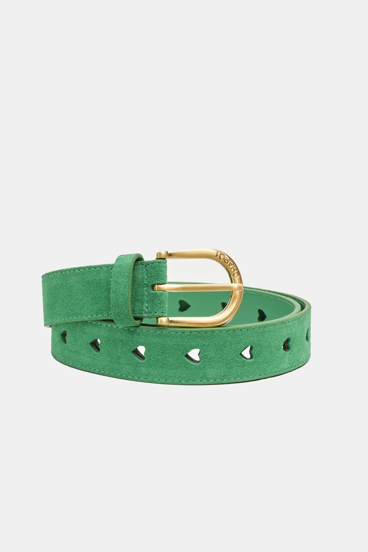 Fabienne Chapot Cut it Out Belt in Green Apple