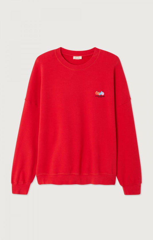 American Vintage Sweatshirt Atubay - Tomato