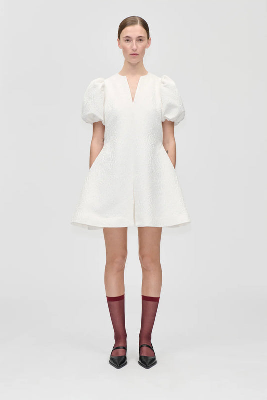 Stine Goya Angled Pleat Mini Dress