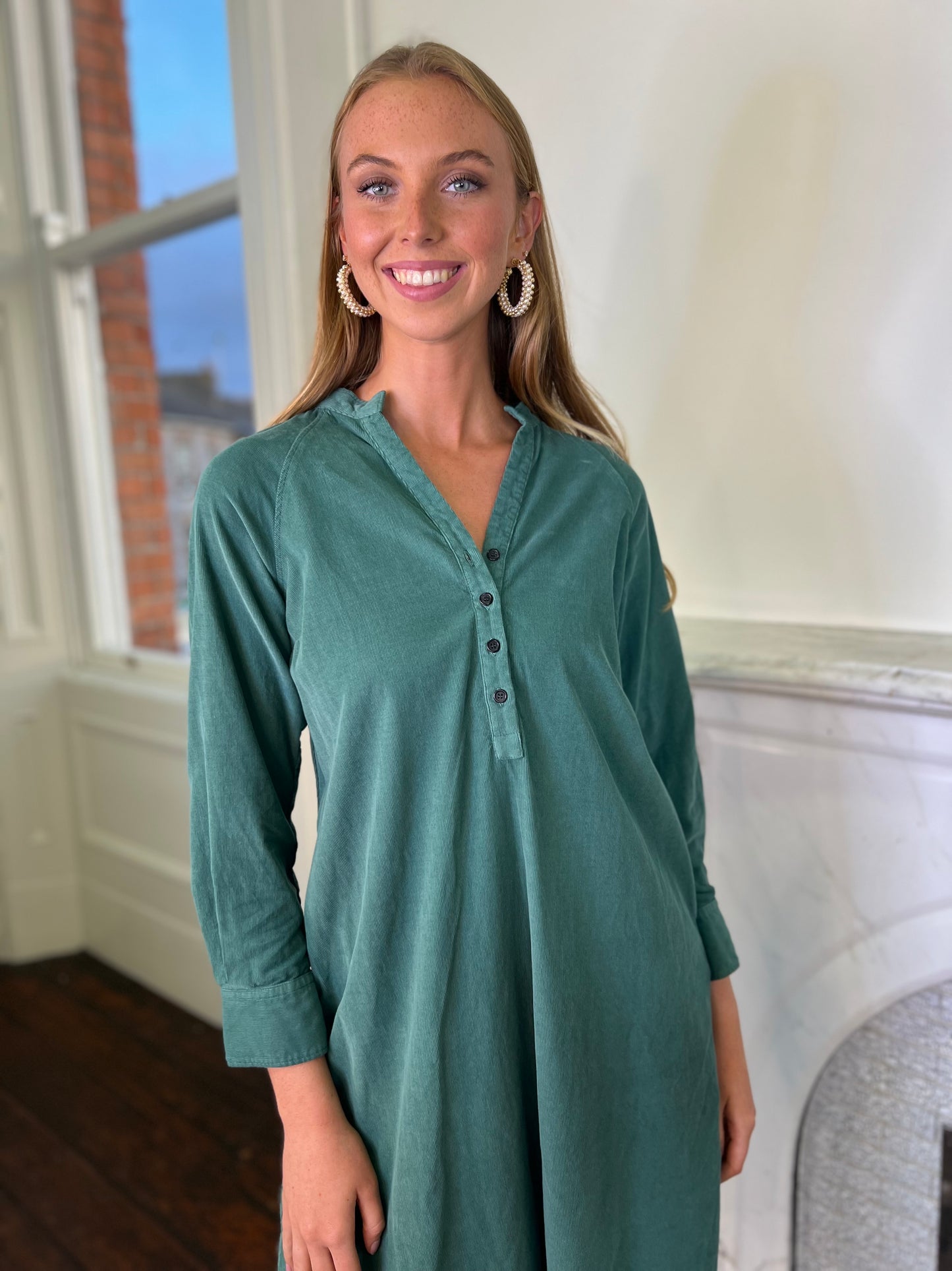 Cotton Relaxed Tunic Dress Available in 3 Colours