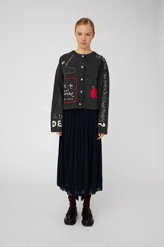 Stella Nova Chalk Board Jacket Almost Black