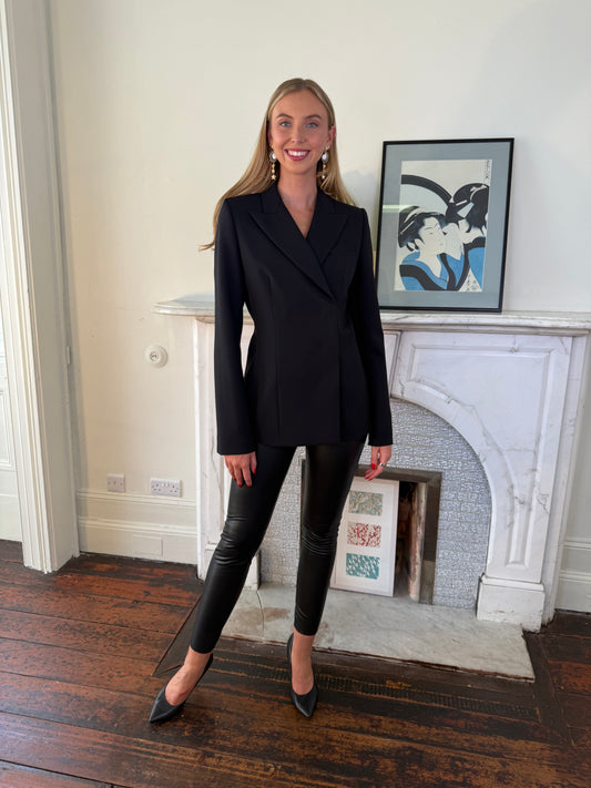 Sportmax Cocco Black Fitted Jacket