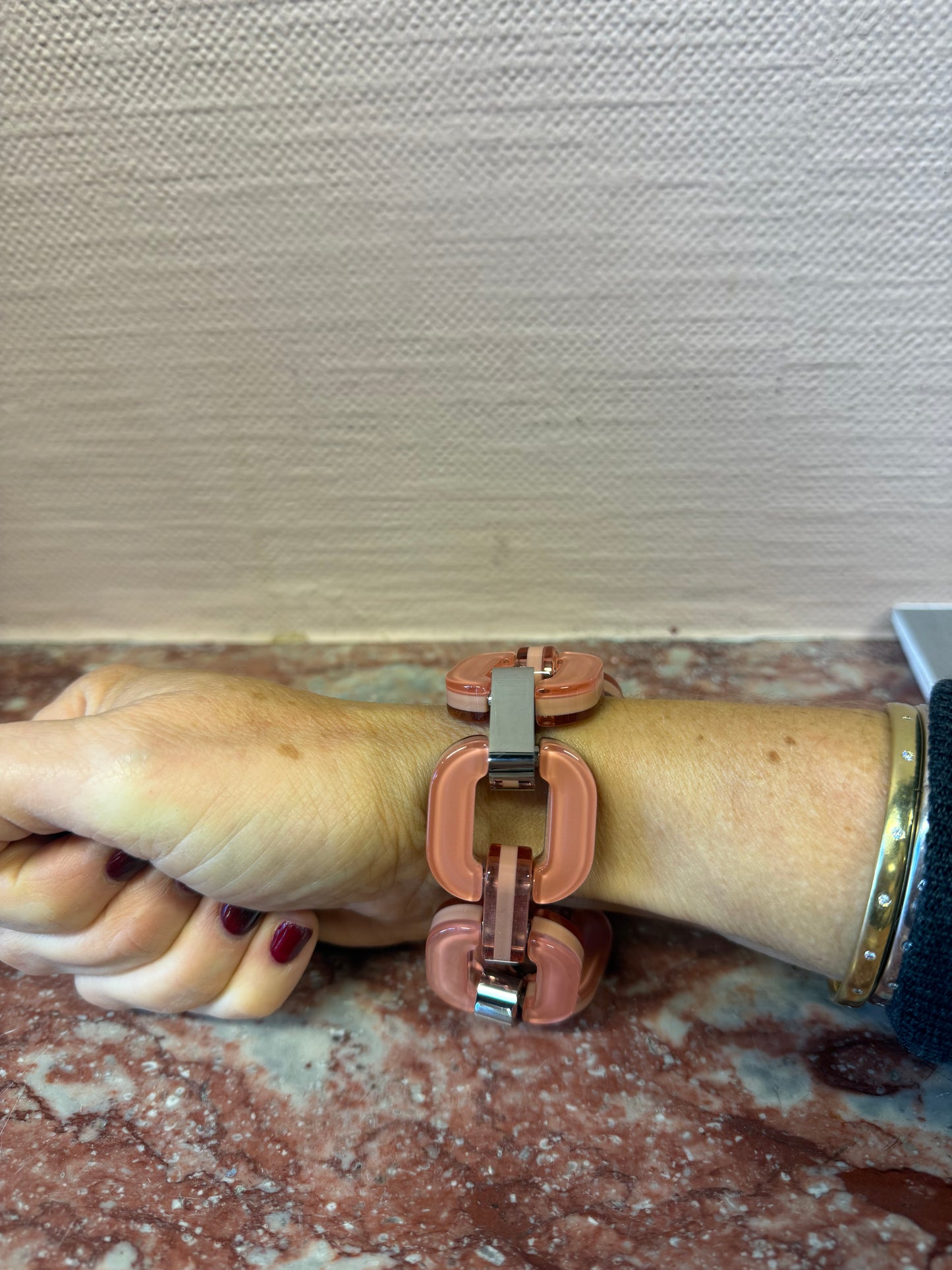 Xavier Derome Salmon Pink Bracelet