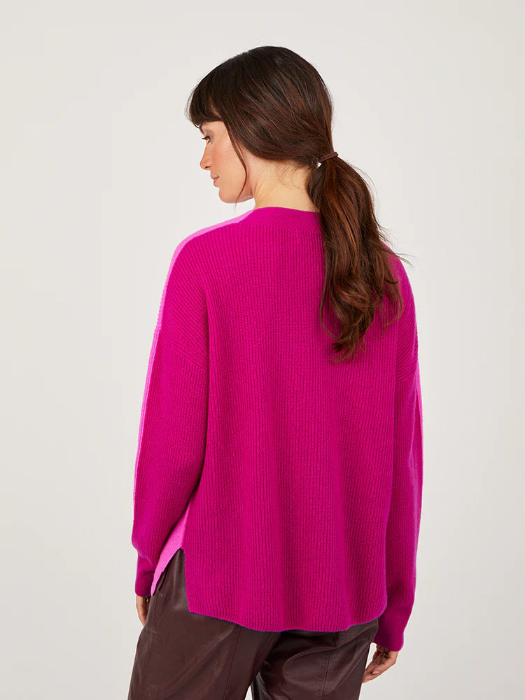 Peyton Jumper Two Tone Pink