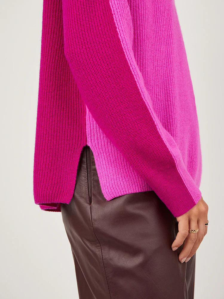 Peyton Jumper Two Tone Pink