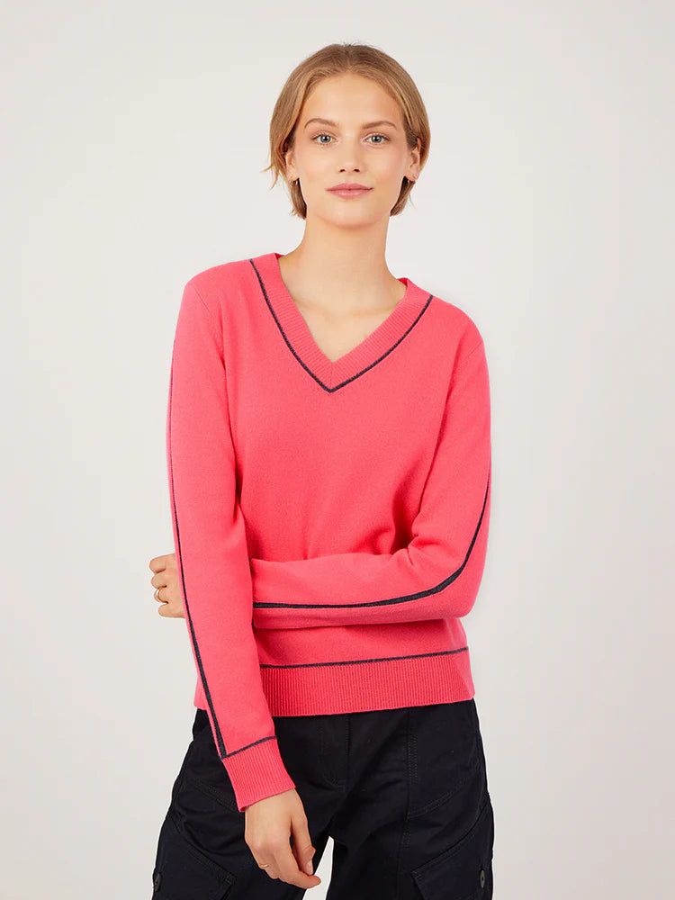 Madison V Neck Sweater in 2 Colours