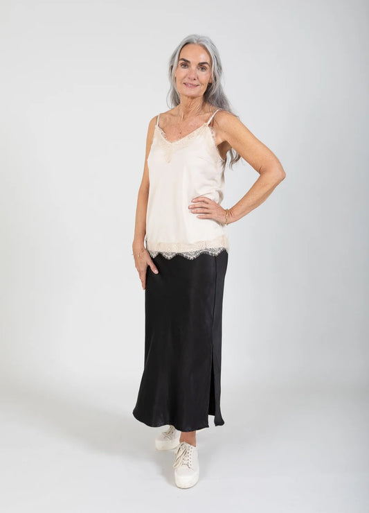 Coster Copenhagen Heart Rosie Lace Top Off White