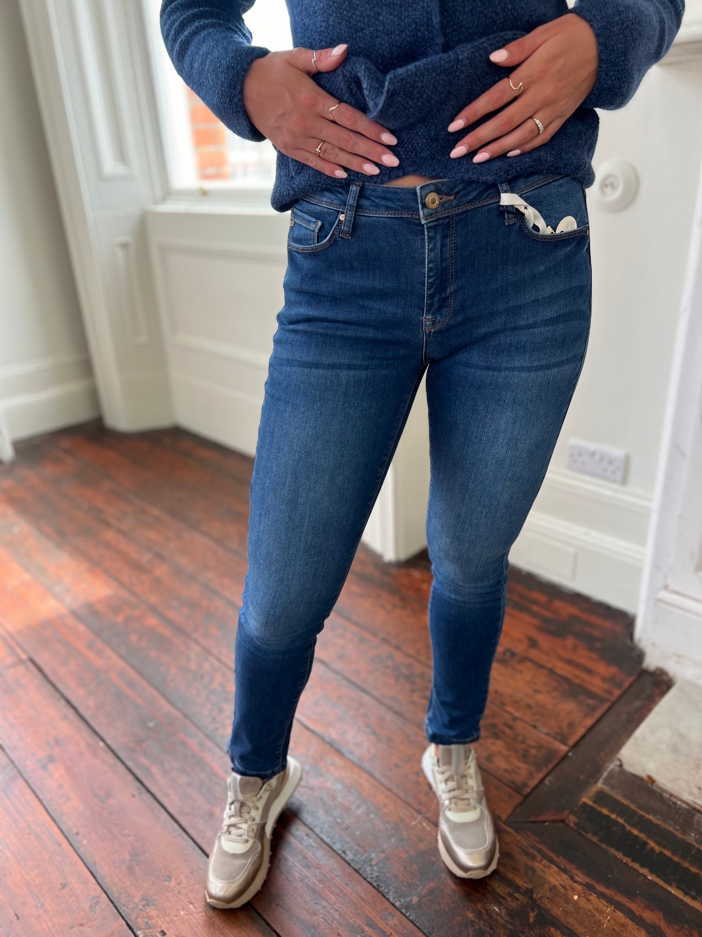 Vic High Stretch Denim Jeans