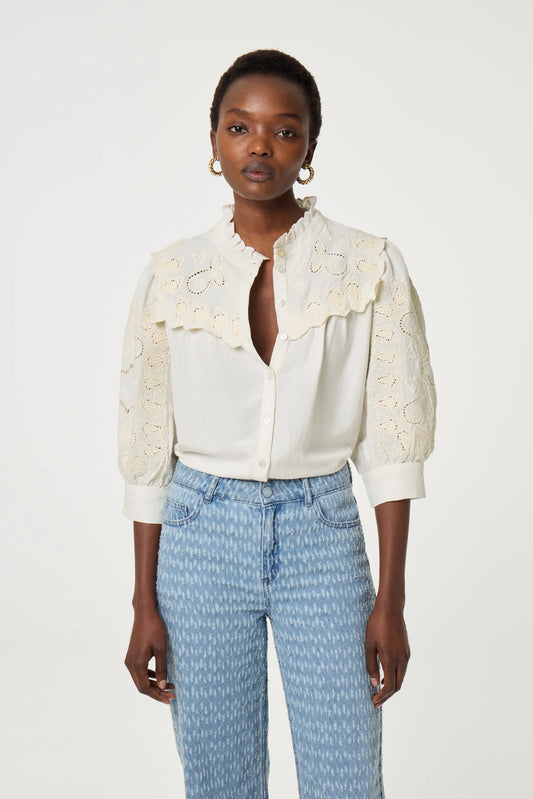 Fabienne Chapot Embroidery Blouse