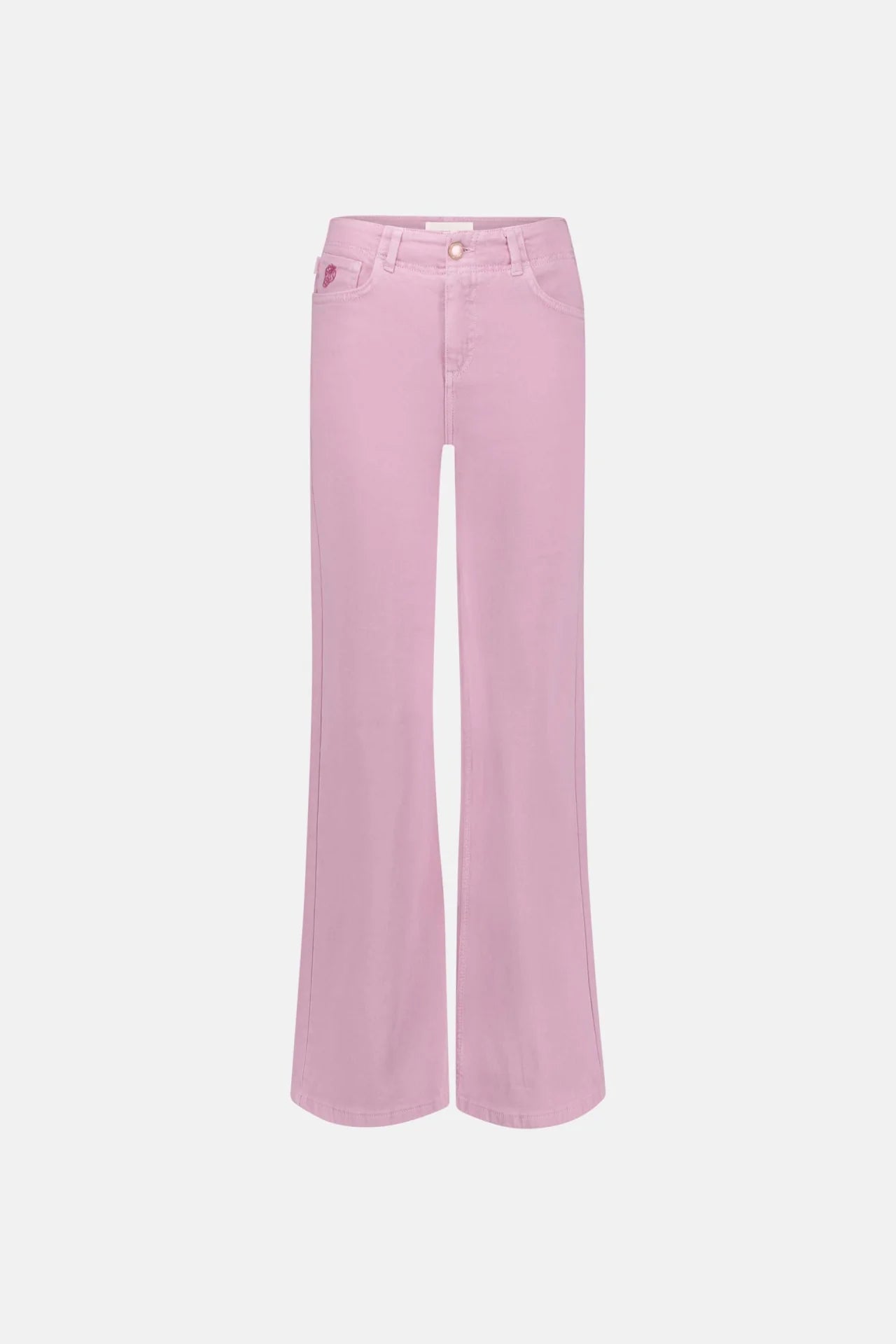 Fabienne Chapot Hayley Wide Leg Cropped Trousers in  Pink Glow