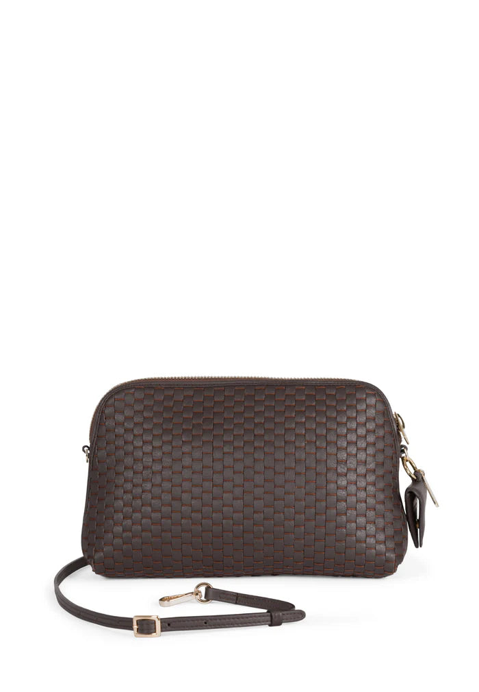 Parise 1789 Medium Brown Crossbody Bag