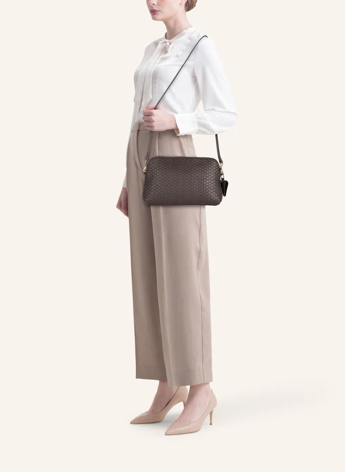 Parise 1789 Medium Brown Crossbody Bag
