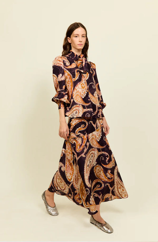 Phillipa 1970 Indie Multi Printed Skirt