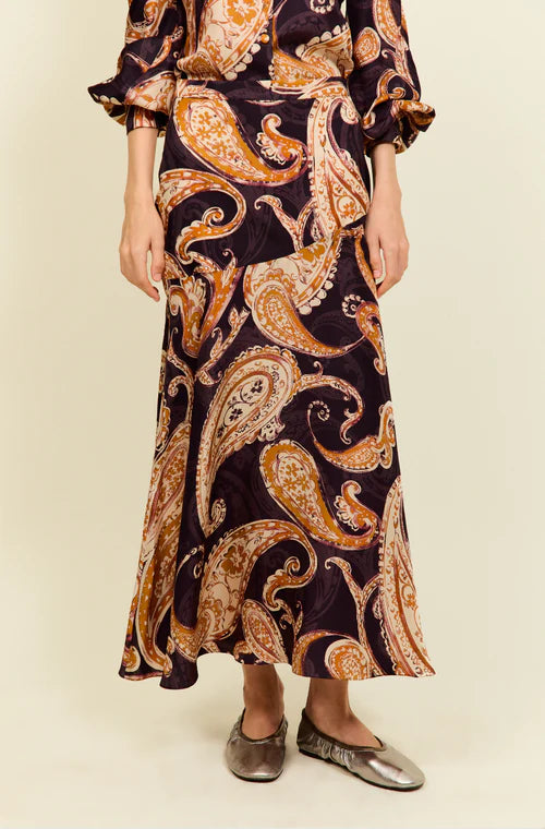 Phillipa 1970 Indie Multi Printed Skirt