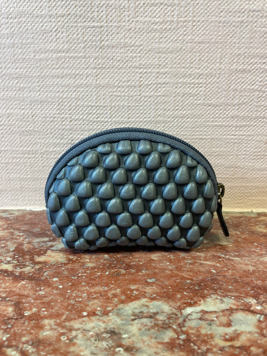 Tissa Fontaneda Half Moon Purse Steel Grey