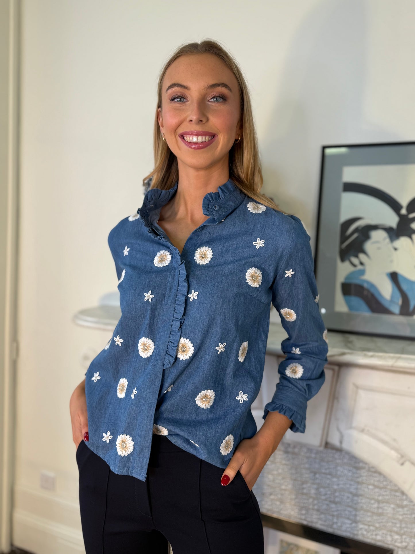 Phillipa 1970 Florie Demin Shirt