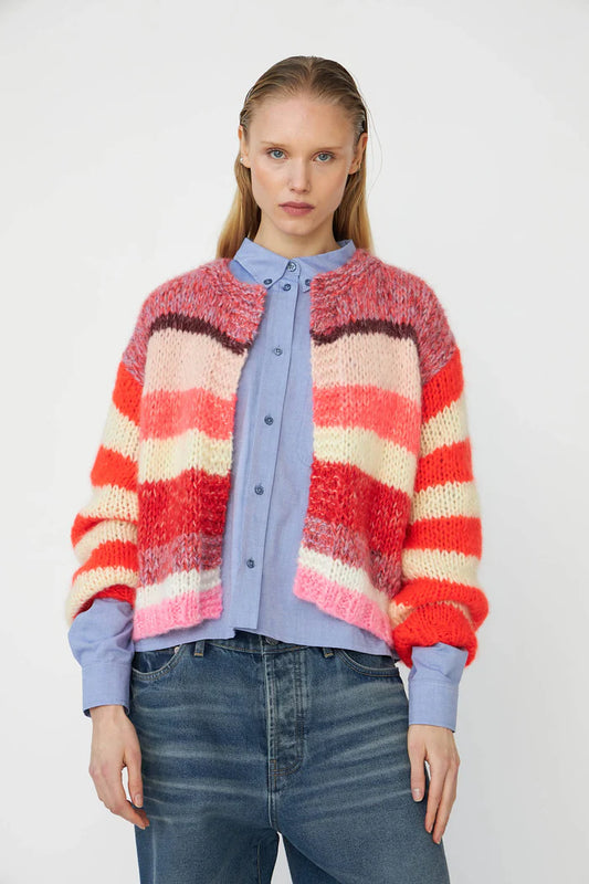 Dawnxdare GABI Cardigan Red & Pink