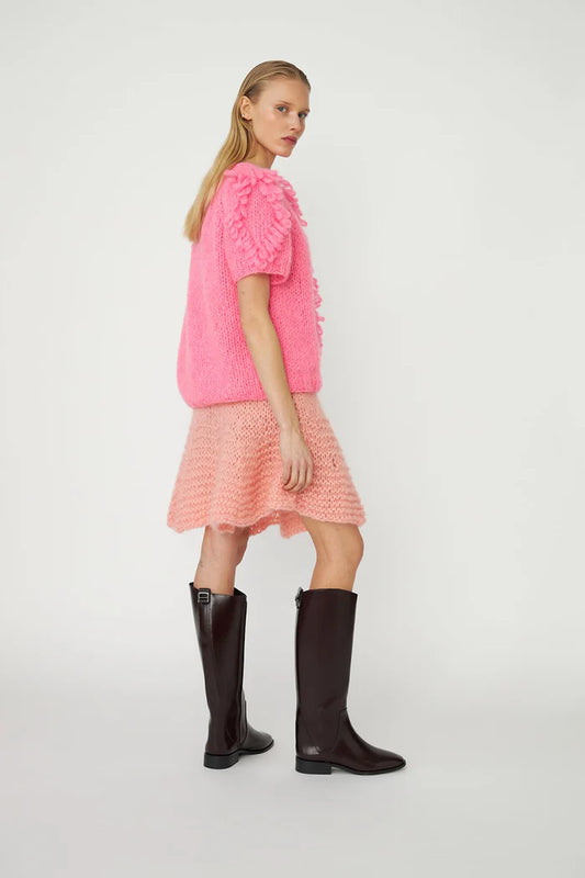 Dawnxdare Estelle Diamond Knit Top