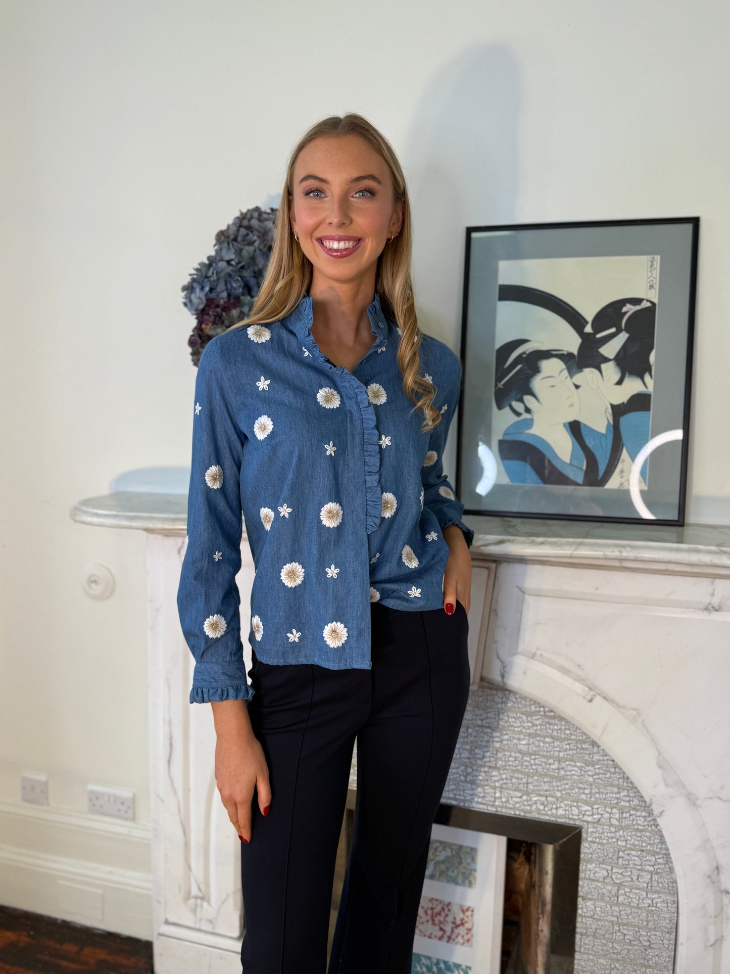 Phillipa 1970 Florie Demin Shirt