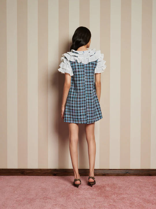 Sister Jane Chamber Tweed Mini Dress