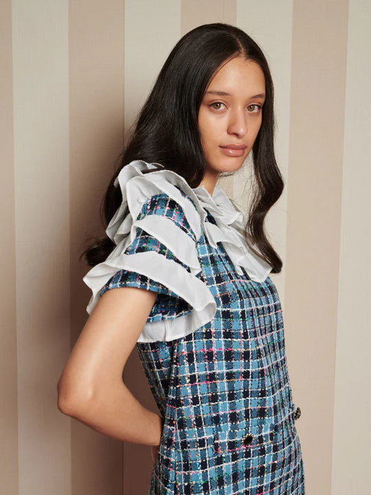 Sister Jane Chamber Tweed Mini Dress