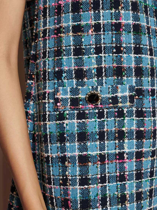 Sister Jane Chamber Tweed Mini Dress