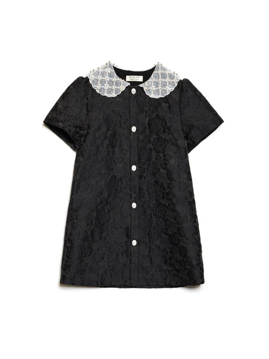 Sister Jane Chandelier Jacquard Mini Dress