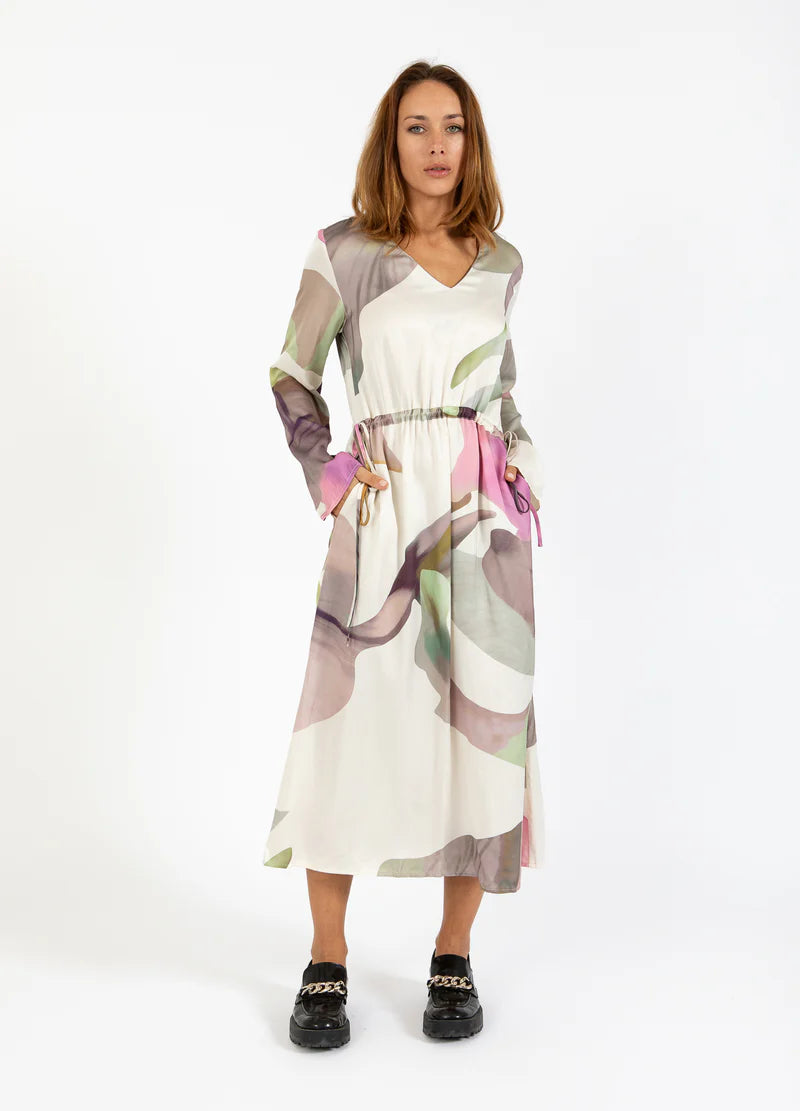 Coster Copenhagen Dress In Liquid Flower Print