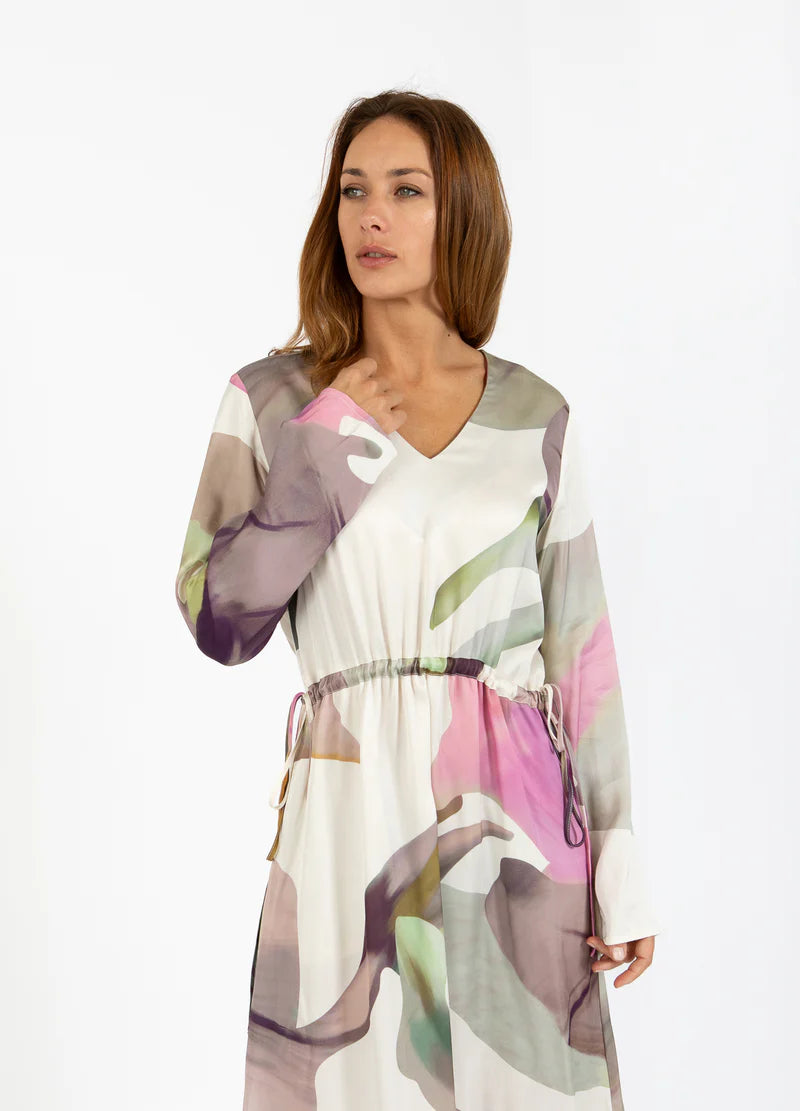 Coster Copenhagen Dress In Liquid Flower Print