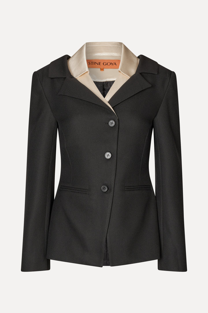 Double Collar Tailored Jacket